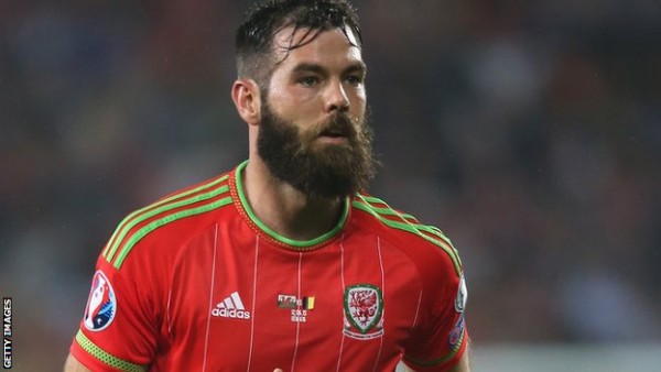 Wales midfielder Joe Ledley