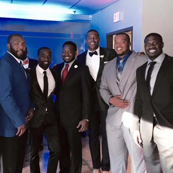 Cam Newton responded to the backlash with a picture of his friends dressed up in suits, announcing that they all have college degrees.