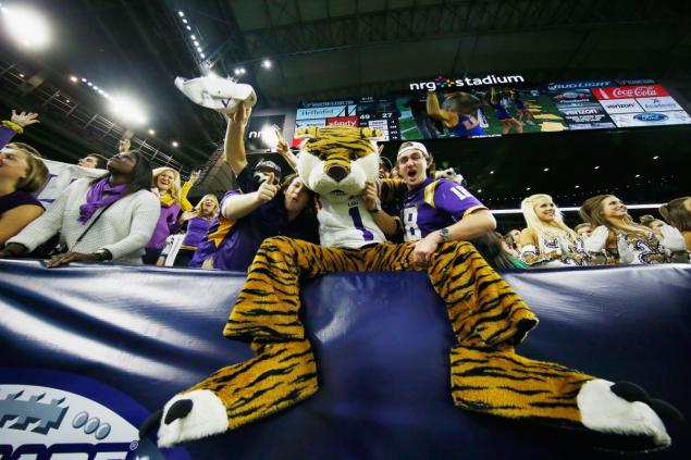An LSU student was lobbed two questions about the SEC conference and couldn't answer either one.