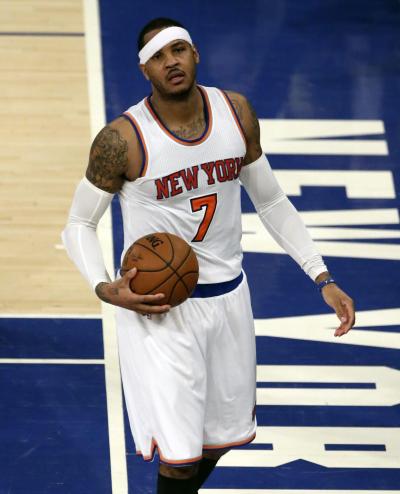 Carmelo Anthony is on backend of his prime.